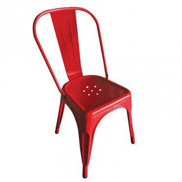 RELIX Καρέκλα Steel Κόκκινο Matte