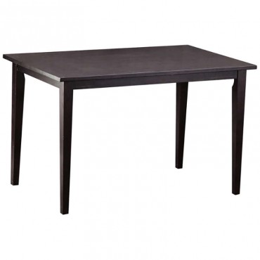 Τραπέζι Milva με ξύλινο σκελετό σε χρώμα καρυδί 120x75x74εκ