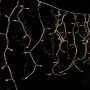 500 Λαμπάκια LED Θερμό Λευκό Επεκτάσιμα, Κουρτίνα, Διαφανές Καλώδιο Ρεύματος 10x0.60m XLALED500IWW/31V