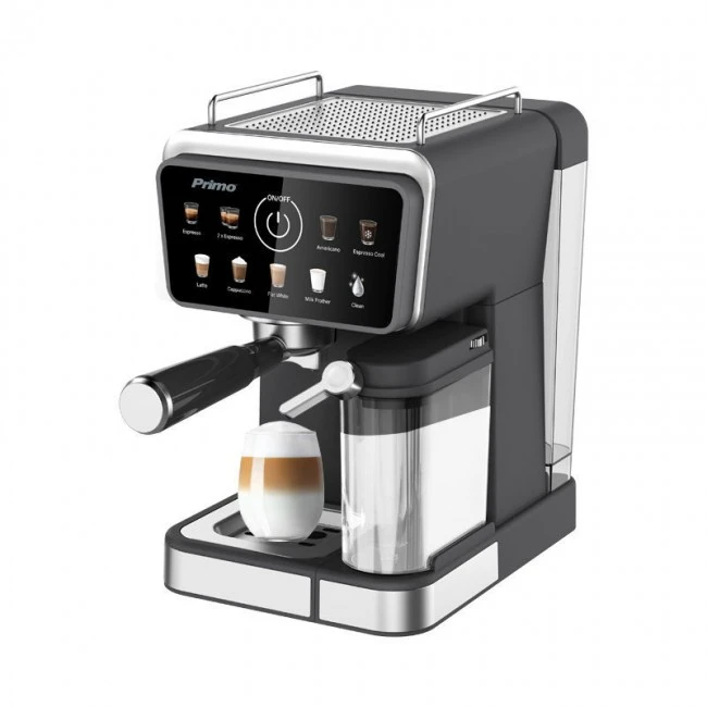 Μηχανή Espresso+Milk frother PREM-40532 Primo Hot &amp; Cold 3σε1 20Bar Digital Μαύρη-Inox
