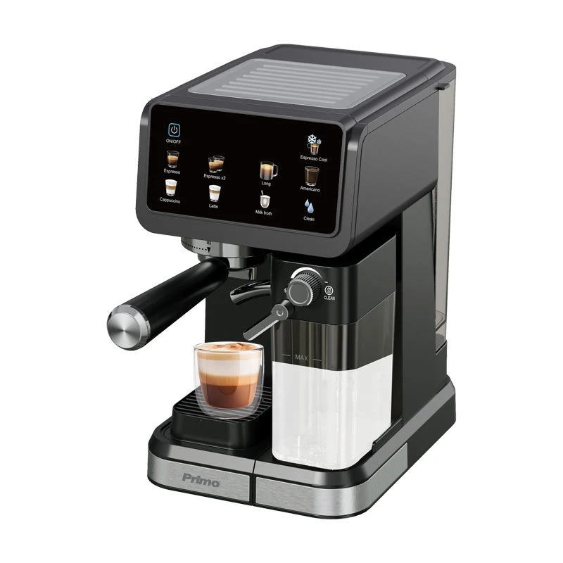 Μηχανή Espresso+Milk frother PREM-40570 Primo Hot &amp; Cold 3σε1 20Bar Touch screen Μαύρη-Inox