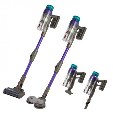 Σκούπα επαναφορτιζόμενη PRVC-40507 Primo Apollo Aqua Flex 3σε1 29.6V BLDC μοτέρ Γκρι-Μωβ