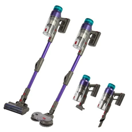 Σκούπα επαναφορτιζόμενη PRVC-40507 Primo Apollo Aqua Flex 3σε1 29.6V BLDC μοτέρ Γκρι-Μωβ