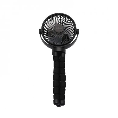 Ανεμιστήρας Mini Flexible PRMF-80691 Primo 4'' 10cm Μαύρος Επαναφορτιζόμενος
