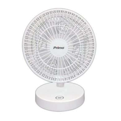Ανεμιστήρας Mini PRMF-80421 Primo 7'' 17εκ. Επαναφoρτιζόμενος Με USB Λευκός