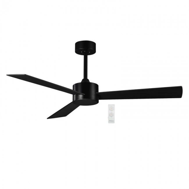 Ανεμιστήρας Οροφής 52'' 132CM PRCF-80618 Primo Μαύρος 3Φτερά Με Τηλεχειριστήριο