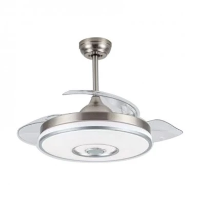 Ανεμιστήρας Οροφής PRCF-80682 Primo DC 42'' 106εκ. Με Τηλεχειριστήριο 1Φως LED 3Φτερά Ασημί