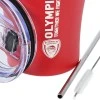 INSULATED BOTTLE COFFEE MUG OLYMPIACOS BC BASKETABLL EDITION 350ml