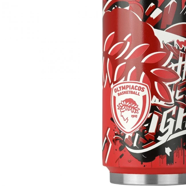 INSULATED TRAVEL CUP OLYMPIACOS BC EDITION TOGETHER WE FIGHT 500ml