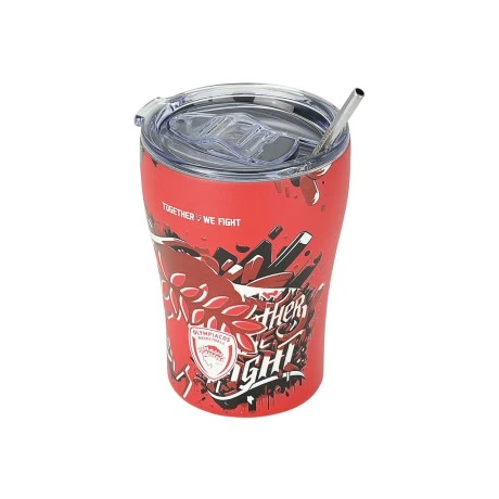 INSULATED COFFEE MUG OLYMPIACOS BC EDITION TOGETHER WE FIGHT 350ml