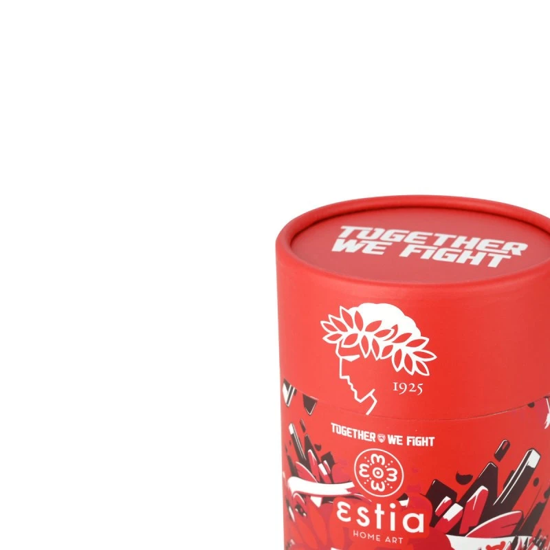 INSULATED COFFEE MUG OLYMPIACOS BC EDITION TOGETHER WE FIGHT 350ml