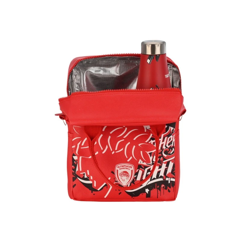 INSULATED LUNCH BAG 7lt OLYMPIACOS BC EDITION TOGETHER WE FIGHT