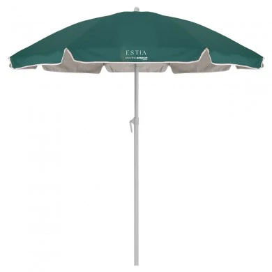 ESTIA ΟΜΠΡΕΛΑ ΘΑΛΑΣΣΗΣ TEAL GREEN ΜΕ ΠΡΟΣΤΑΣΙΑ UPF 50+ ΜΕΤΑΛΛΙΚΗ 1.8m