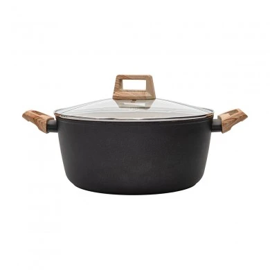 CASSEROLE EARTH NON-STICK FORGED ALUMINUM 28cm 6.9lt