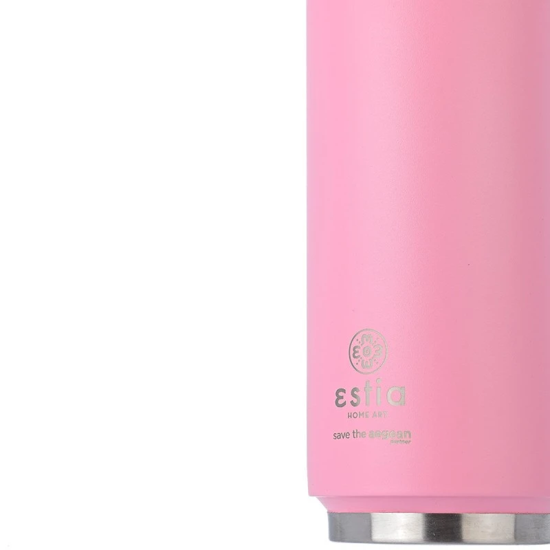 INSULATED TRAVEL CUP SAVE THE AEGEAN 500ml BLOSSOM ROSE