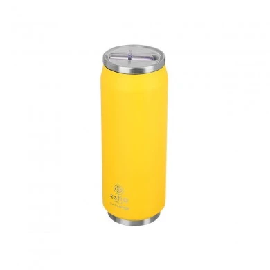 INSULATED TRAVEL CUP SAVE THE AEGEAN 500ml PINEAPPLE YELLOW