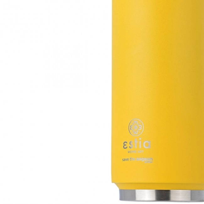 ESTIA ΘΕΡΜΟΣ TRAVEL CUP SAVE THE AEGEAN 500ml PINEAPPLE YELLOW
