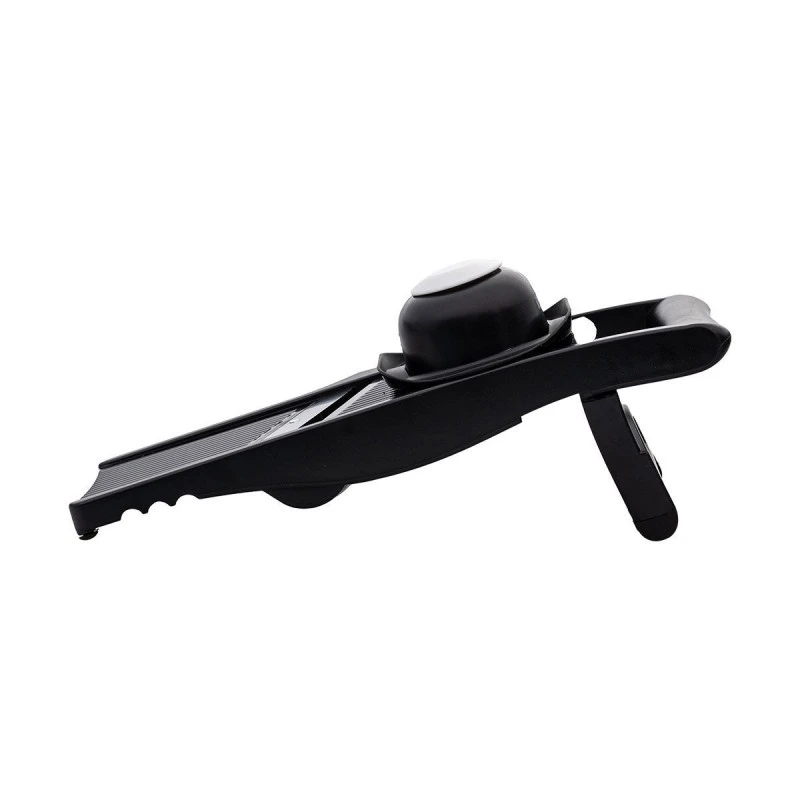 MANDOLINE SLICER ADJUSTABLE PLASTIC WITH STAINLESS STEEL BLADE BLACK