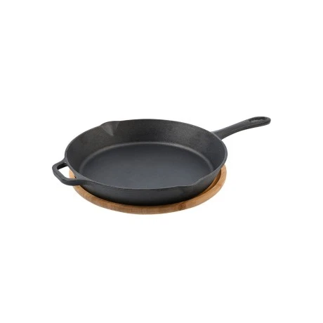 BASE FOR CAST IRON PAN BAMBOO 28.5x1.5cm