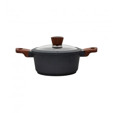 CASSEROLE STONE NON-STICK CAST ALUMINUM 20cm 2.5lt