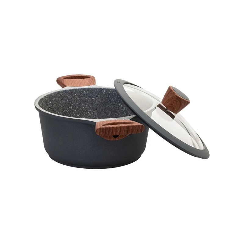 CASSEROLE STONE NON-STICK CAST ALUMINUM 20cm 2.5lt