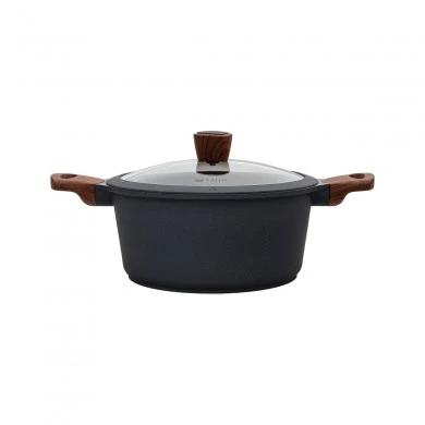 CASSEROLE STONE NON-STICK CAST ALUMINUM 24cm 4.5lt