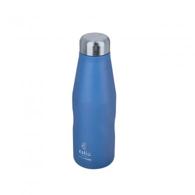 INSULATED BOTTLE TRAVEL FLASK SAVE THE AEGEAN 500ml DENIM BLUE