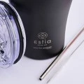 INSULATED COFFEE MUG SAVE THE AEGEAN 350ml MIDNIGHT BLACK