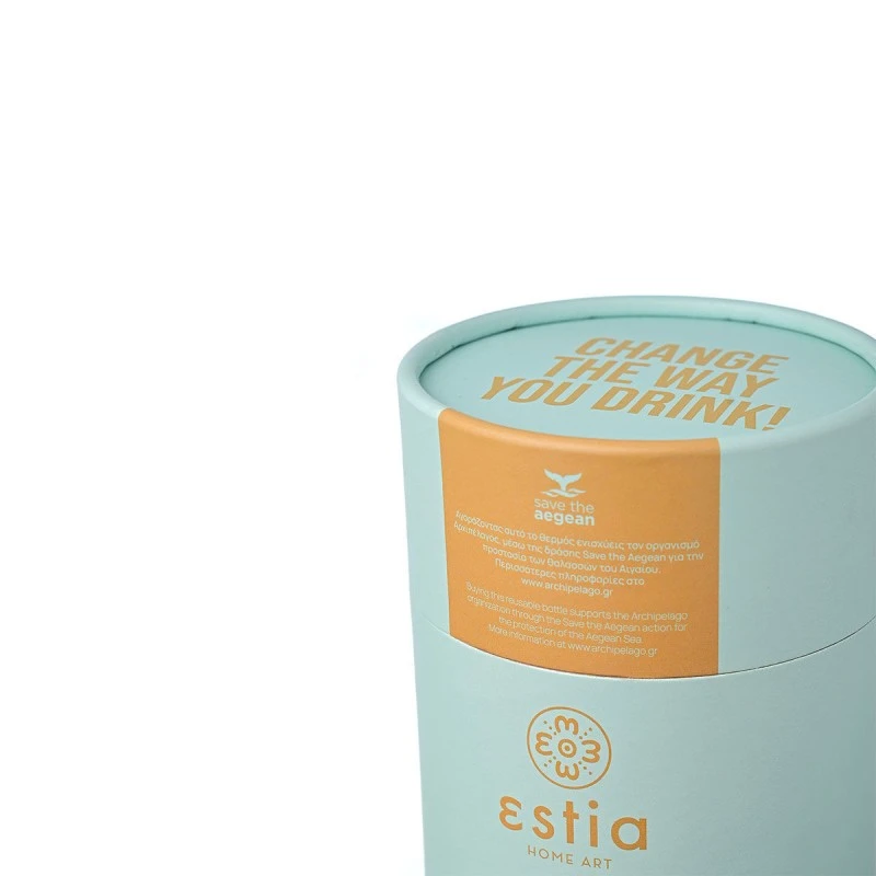 INSULATED COFFEE MUG SAVE THE AEGEAN 350ml BERMUDA GREEN