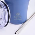 INSULATED COFFEE MUG SAVE THE AEGEAN 350ml DENIM BLUE