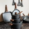 ESTIA ΓΟΥΟΚ STONE ΑΝΤΙΚΟΛΛΗΤΙΚΟ XYTOY ΑΛΟΥΜΙΝΙΟΥ 28cm