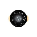 ESTIA ΣΟΥΡΩΤΗΡΙ ΖΥΜΑΡΙΚΩΝ BAMBOO ESSENTIALS ΜΕΤΑΛΛΙΚΟ ΜΕ ΛΑΒΕΣ 24x24x13.7cm ΜΑΥΡΟ