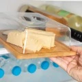 CHEESE BOARD BAMBOO ESSENTIALS 24x18x7.5cm WITH PLASTIC COVER