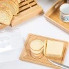 ESTIA ΒΑΣΗ ΤΥΡΙΩΝ BAMBOO ESSENTIALS ΜΕ ΠΛΑΣΤΙΚΌ ΚΑΠΑΚΙ 24x18x7.5cm