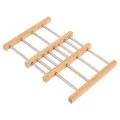 TRIVET FOR COOKWARE BAMBOO ESSENTIALS 22x21.3x2.2cm WITH STAINLESS STEEL EXPANDABLE