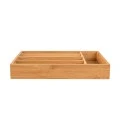 DRAWER CUTLERY TRAYS BAMBOO ESSENTIALS 33x23x4.5cm WITH 5 COMPARTMENTS