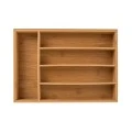 DRAWER CUTLERY TRAYS BAMBOO ESSENTIALS 33x23x4.5cm WITH 5 COMPARTMENTS