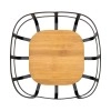 ESTIA ΦΡΟΥΤΙΕΡΑ BAMBOO ESSENTIALS ΜΕΤΑΛΛΙΚΗ 24x24x12.7cm ΜΑΥΡΗ