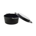 CASSEROLE IRON 2 IN 1 CAST IRON 25cm WITH FRYING PAN LID
