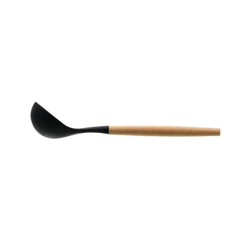 ESTIA ΚΟΥΤΑΛΑ ΒΑΘΙΑ BAMBOO ESSENTIALS ΣΙΛΙΚΟΝΗΣ ΜΑΥΡΗ