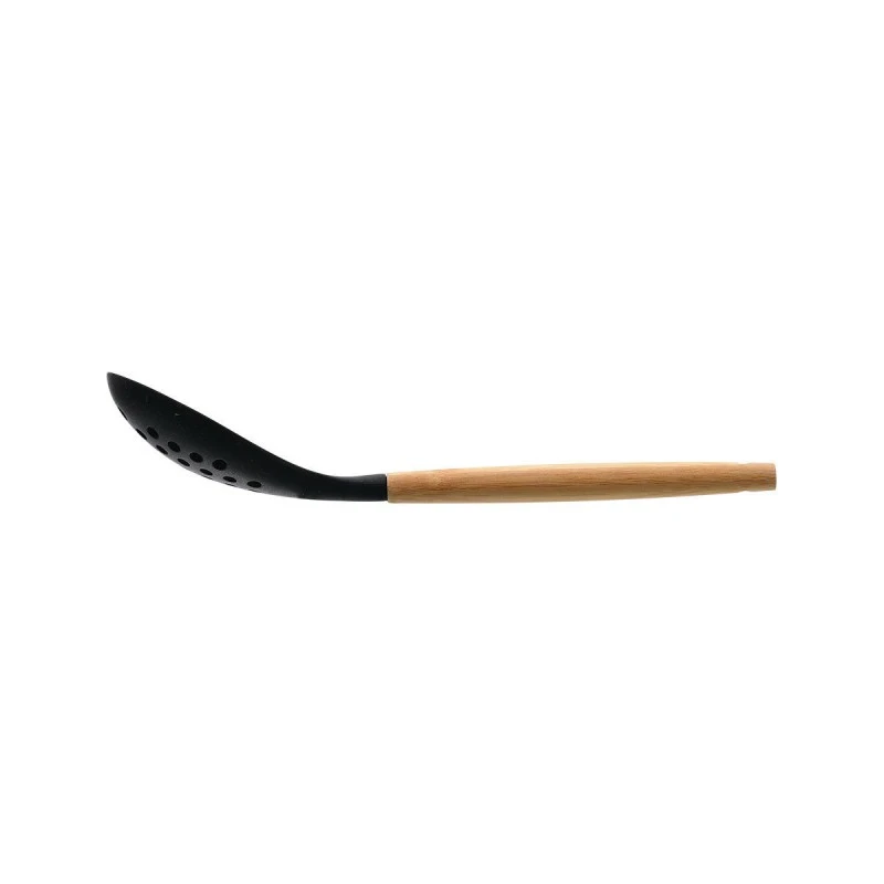 ESTIA ΚΟΥΤΑΛΑ ΤΡΥΠΗΤΗ BAMBOO ESSENTIALS ΣΙΛΙΚΟΝΗΣ ΜΑΥΡΗ