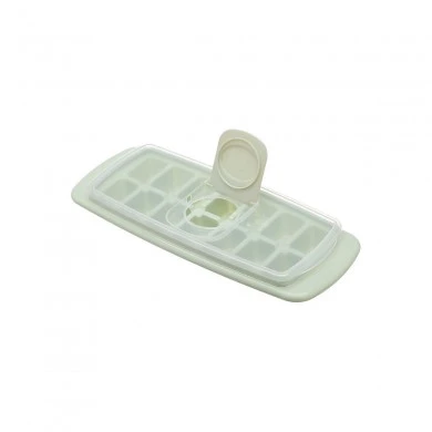 ICE-CUBE TRAY PLASTIC 14 CASES WITH LID MINT