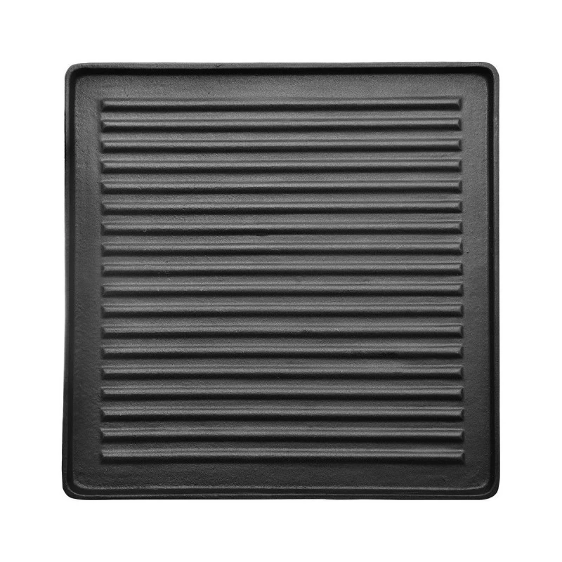 GRILL PLATE IRON CAST IRON REVERSIBLE 38x38cm