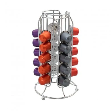 COFFEE CAPSULE HOLDER METALLIC