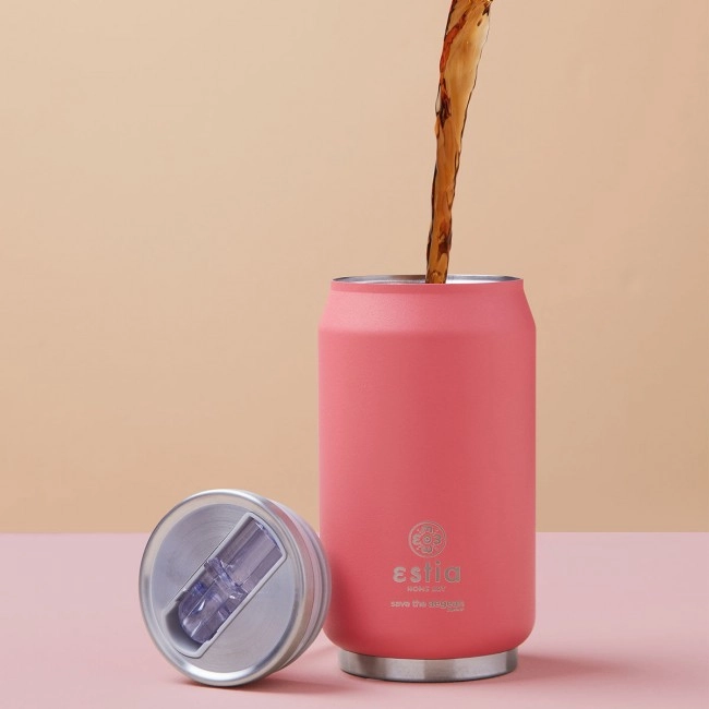 ESTIA ΘΕΡΜΟΣ TRAVEL CUP SAVE THE AEGEAN 300ml FUSION CORAL