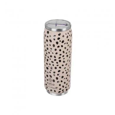 INSULATED TRAVEL CUP SAVE THE AEGEAN 500ml LEOPARD TAUPE