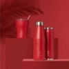 ESTIA ΘΕΡΜΟΣ COFFEE MUG SAVE THE AEGEAN 350ml SCARLET RED
