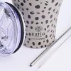 INSULATED COFFEE MUG SAVE THE AEGEAN 350ml LEOPARD TAUPE