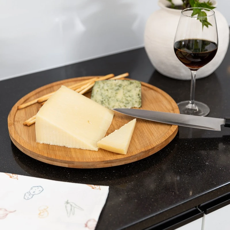 ROTATING CHEESE BOARD BAMBOO ESSENTIALS