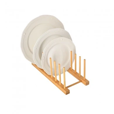 CABINET PLATE RACK BAMBOO ESSENTIALS